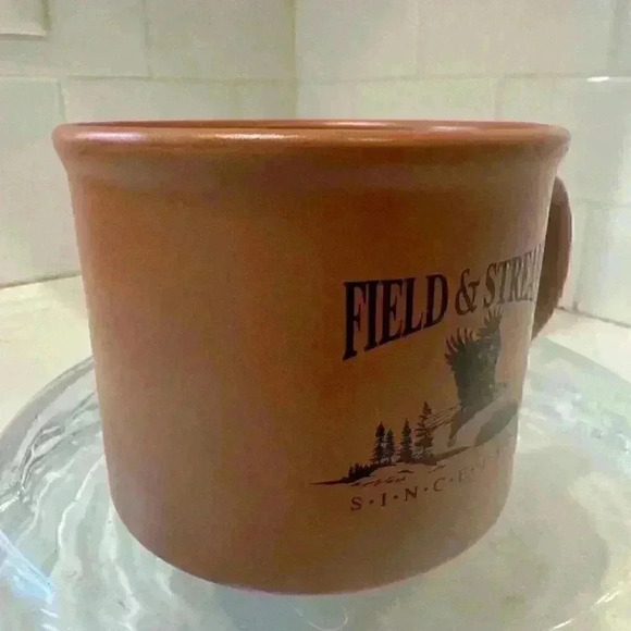 Field & Stream Mug Cup Brown Large Stoneware Soup Coffee Outdoor Adventu… - Picture 8 of 9